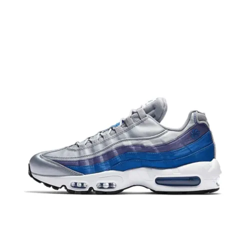 Nike Air Max 95 Low Топ Тренировочные Беговые Кроссовки Мужские Синие Серые