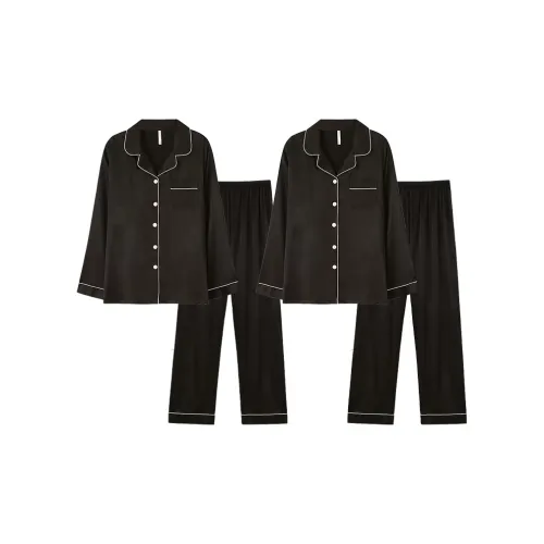 O'MESIK Пижамный комплект Унисекс Черный