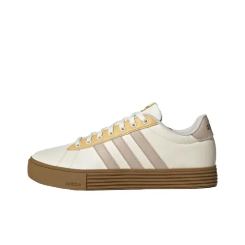 Adidas Neo DAILY 4,0 Скейтборд Кроссовки Низкие Кремовый/Солнечный Желтый/Бронзовый Ленты Унисекс