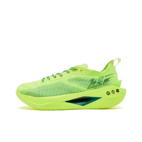 QIAODAN Flying Shadow PRO Амортизация Износостойкий Низкий Топ Карбоновая Плита Марафон Беговые Кроссовки Мужские Зеленые