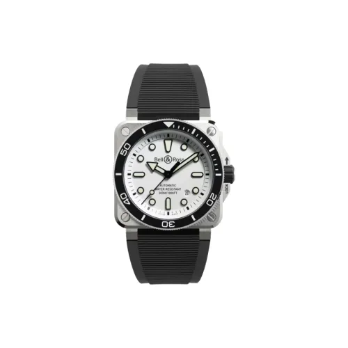 BELL & ROSS Автоматический Механический Movement Унисекс Часы 42 мм Белые