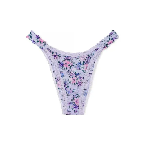 Victoria's Secret The LACIE Кружево Brazilian Panty Lucky Lilies Женское нижнее белье 1 упаковка фиолетовый