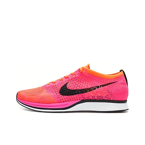 Nike Flyknit Racer Low Беговые кроссовки Мужские Красные