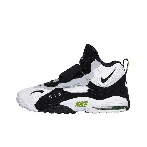 Nike Air Max Speed Turf High Топ Air Cushion Marathon Беговые кроссовки Мужской Черный Белый