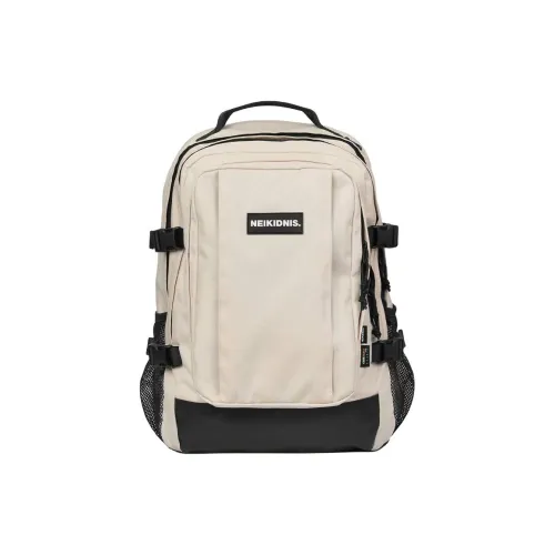 NEIKIDNIS Nylon Backpack Unisex Light Beige