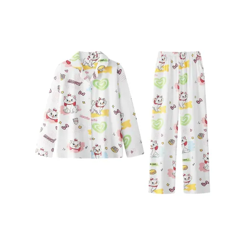 Gongdie X Disney Пижамный комплект Женский Белый