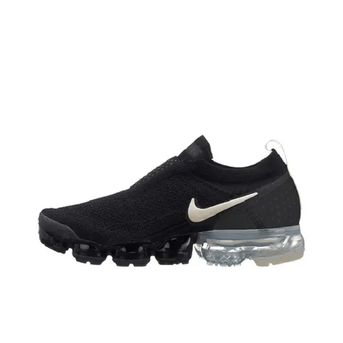 Nike VaporMax Moc 2 Low Топ Марафон Беговые кроссовки Женские Черный
