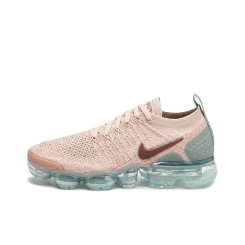 Nike VaporMax 2,0 Дышащий и Легкий Низкий Топ Повседневные Беговые Кроссовки Женские Розовые