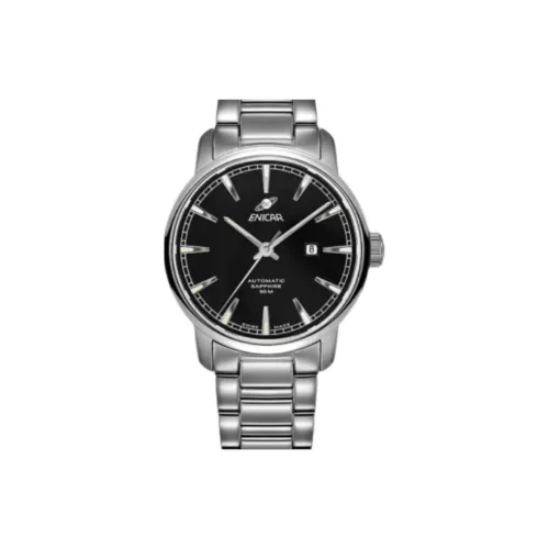 ENICAR Автоматический Механический Movement Женские Часы 31 мм Черные