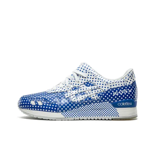COLETTE x ASICS Gel Lyte Iii Low Топ Беговые кроссовки Унисекс Белый Синий