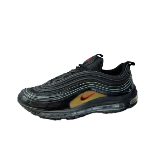 Nike Air Max 97 Low Топ Повседневные Беговые Кроссовки Унисекс Черные
