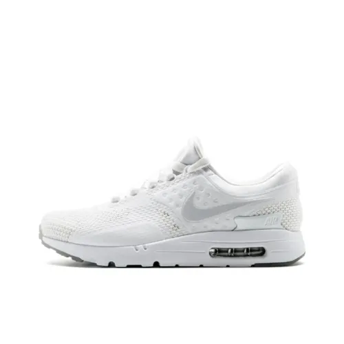 Nike Air Max ZERO Low Топ Беговые кроссовки Мужской Белый