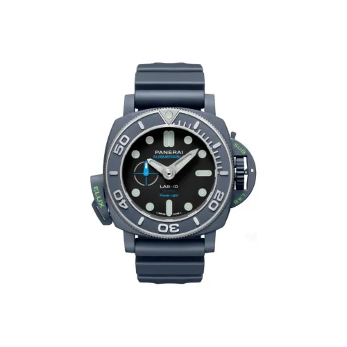 PANERAI Автоматический Механический Механизм Мужские Часы SUBMERSIBLE Collection 49 мм Черные