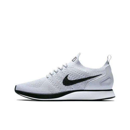 Nike Flyknit Racer Амортизация Баланс Низкий Топ Марафон Беговые кроссовки Мужские Белые
