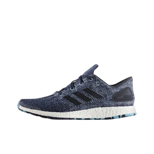 Adidas Pure Bounce Slip-resistant Low Top Marathon Беговые кроссовки Unisex Blue