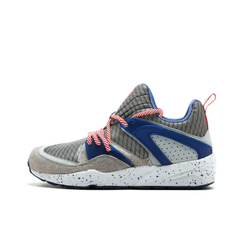 Ограниченный EDT X PUMA Blaze Of Glory Non Slip Легкий Низкий Топ Беговые кроссовки Унисекс Серый Синий