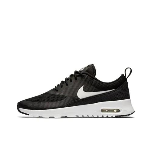 Nike Air Max THEA Low Топ Беговые кроссовки Женские Черный белый