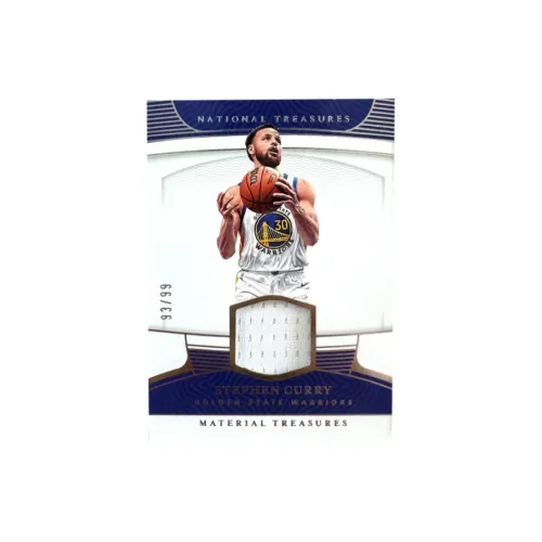 Панини 2022 Панини Карри Уорриорз Высокий Конец Национальный Сокровище Коллекция Изношенный Джерси Срезанная 99 Эдишн