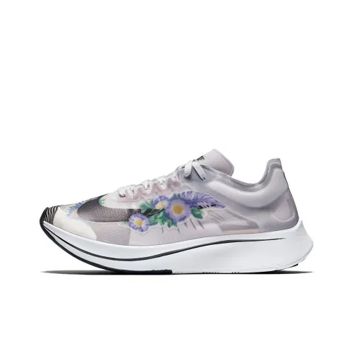 Nike Zoom Fly SP Амортизация Баланс Низкий Топ Беговые кроссовки Женские Серый