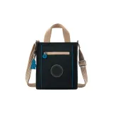 Чёрно-синий лоскутный узор