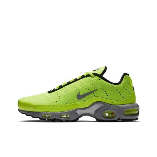 Nike Air Max Plus Low Top Air Cushion Беговые кроссовки Унисекс Зеленый Премиум