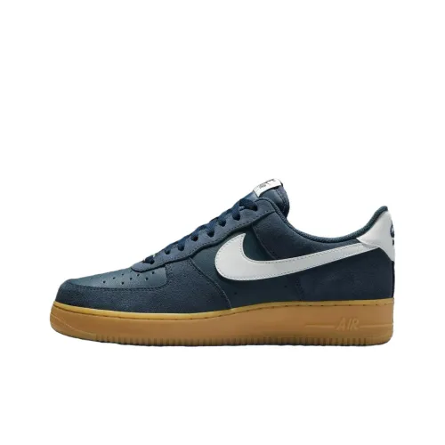Nike Air FORCE 1 Low Топ Скейтборд Кроссовки Унисекс Синий