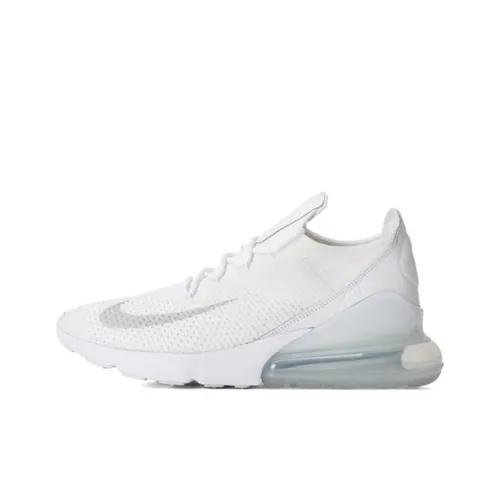 Nike Air Max 270 MID Топ Повседневные Беговые Кроссовки Мужские Чисто Белые