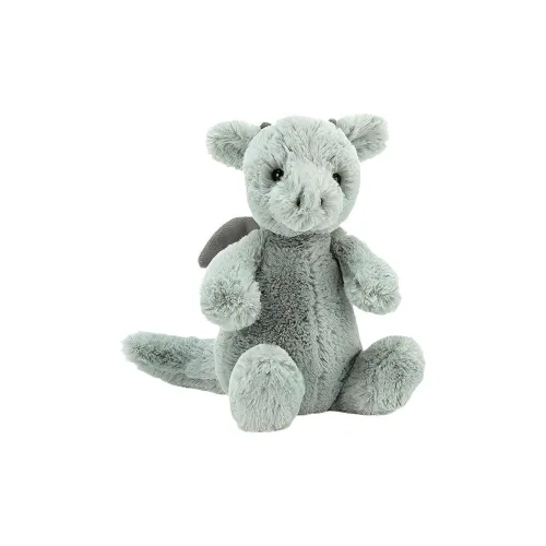 JELLYCAT Shy Collection Зеленый Дракон Куклы Плюшевая кукла 18CM Высокая