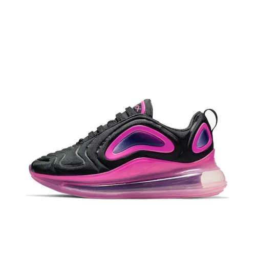 Nike Air Max 720 Low Топ Air Cushion Тренировочные Беговые Кроссовки Женские Черный Розовый