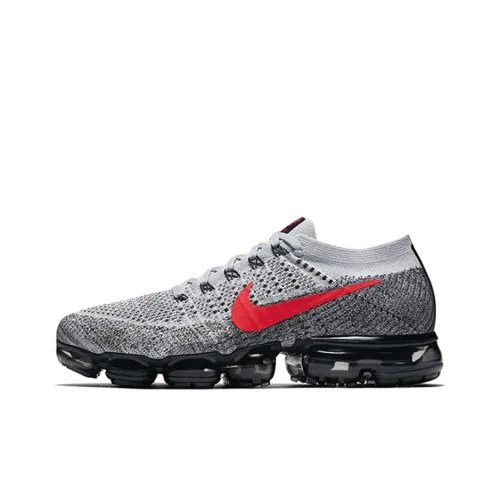 Nike Air Vapormax Low Беговые кроссовки Мужские Черные Серые Красные