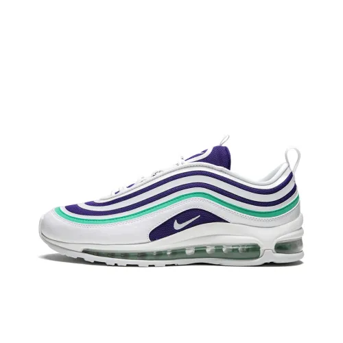 Nike Air Max 97 Ultra Low Топ Беговые кроссовки Женские Белый Фиолетовый