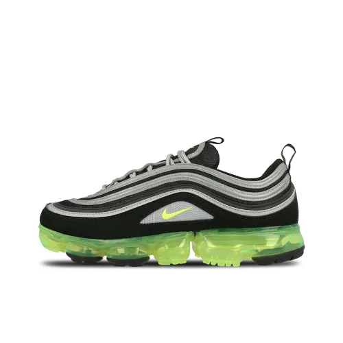 Nike Vapormax 97 Low Топ Повседневные Беговые Кроссовки Унисекс Черный Зеленый