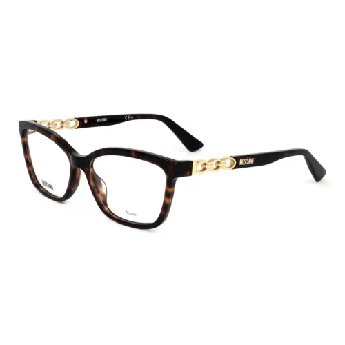 MOSCHINO Ацетат Прямоугольные Оправы для очков Женские Черепаховый