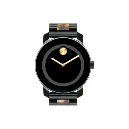MOVADO Porter Collection Кварцевый механизм Унисекс Часы 42 мм Черный циферблат Корпус из нержавеющей стали Ремешок из нержавеющей стали