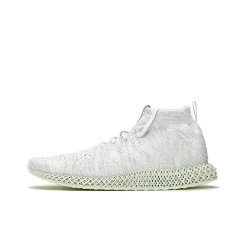 Adidas Consortium Runner MID 4D амортизаторы Slip-resistant MID Топ Беговые кроссовки Мужской Белый