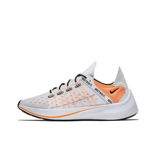 Nike EXP X14 Амортизация Противоскользящий Легкий Низкий Топ Повседневные Беговые Кроссовки Мужские Белый Оранжевый