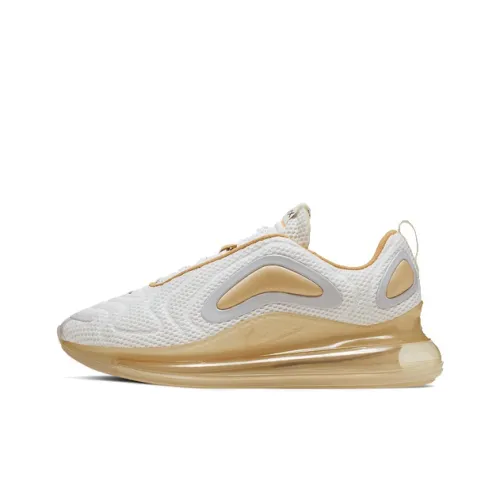 Nike Air Max 720 Low Топ Air Cushion Беговые кроссовки Мужской Светло-ванильный