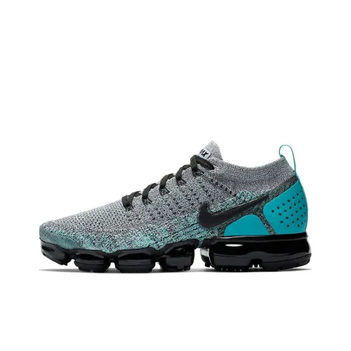 Nike VaporMax 2,0 Low Топ Air Cushion Беговые кроссовки Мужские Черные Синие
