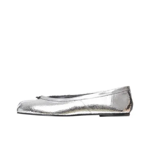 Maison Margiela Женские повседневные туфли Серебряные Женские