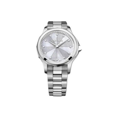 Corum Admirals Cup Collection Кварцевый механизм Женские часы 38 мм Серебристый циферблат Корпус из нержавеющей стали