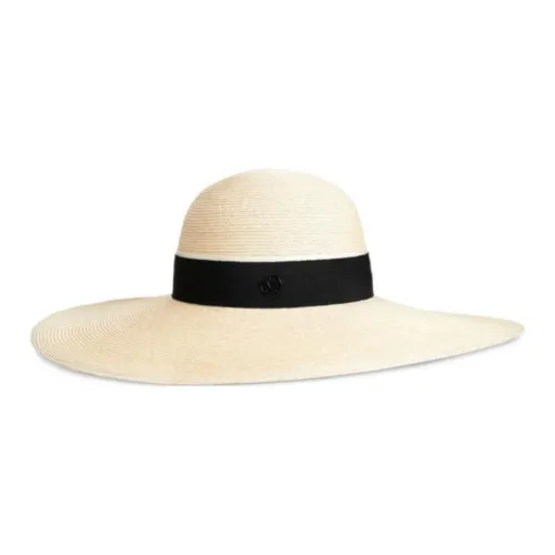 Maison Michel Хлопок Шапки и Кепки Женские Бежевые