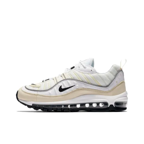 Nike Air Max 98 Low Топ Беговые кроссовки Мужской Экрю
