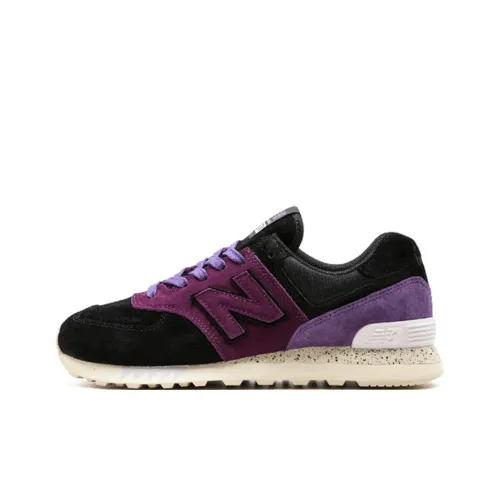 New Balance NB 574 Low Топ Марафон Беговые кроссовки Унисекс Фиолетовый
