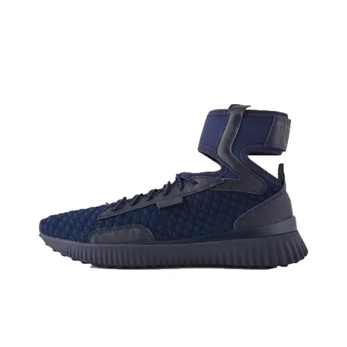 PUMA Rihanna Fenty Non Slip Легкий MID Топ Марафон Беговые кроссовки Женские Полночный синий