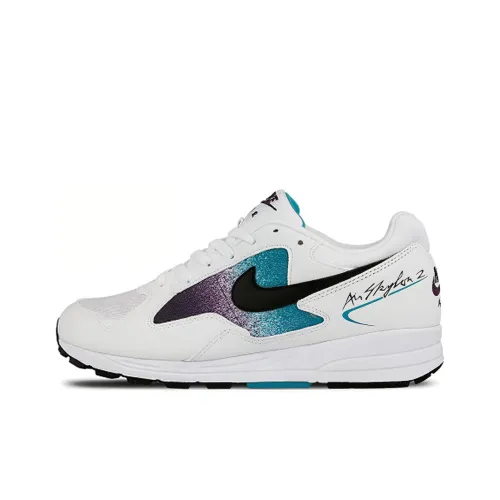 Nike Air Skylon Амортизация Баланс Низкий Топ Повседневные Беговые кроссовки Унисекс Белый Синий