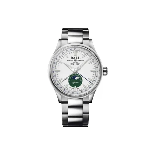 Шар Engineer II Collection Автоматический Механический Механизм Мужские Часы Часы 40 мм Белый Циферблат