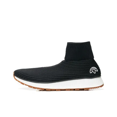 Alexander Wang x adidas originals Высокие беговые кроссовки унисекс черно-белые