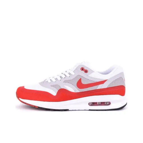 Nike Air Max LUNAR 1 Low Топ Марафон Беговые кроссовки Унисекс Белый Красный