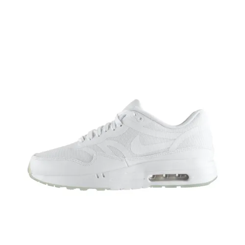Nike Air Max 1 Low Топ Беговые кроссовки Женские Чисто белый