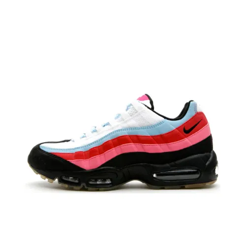 Nike Air Max 95 Low Топ Повседневные Беговые Кроссовки Мужские Белые Синие Красные